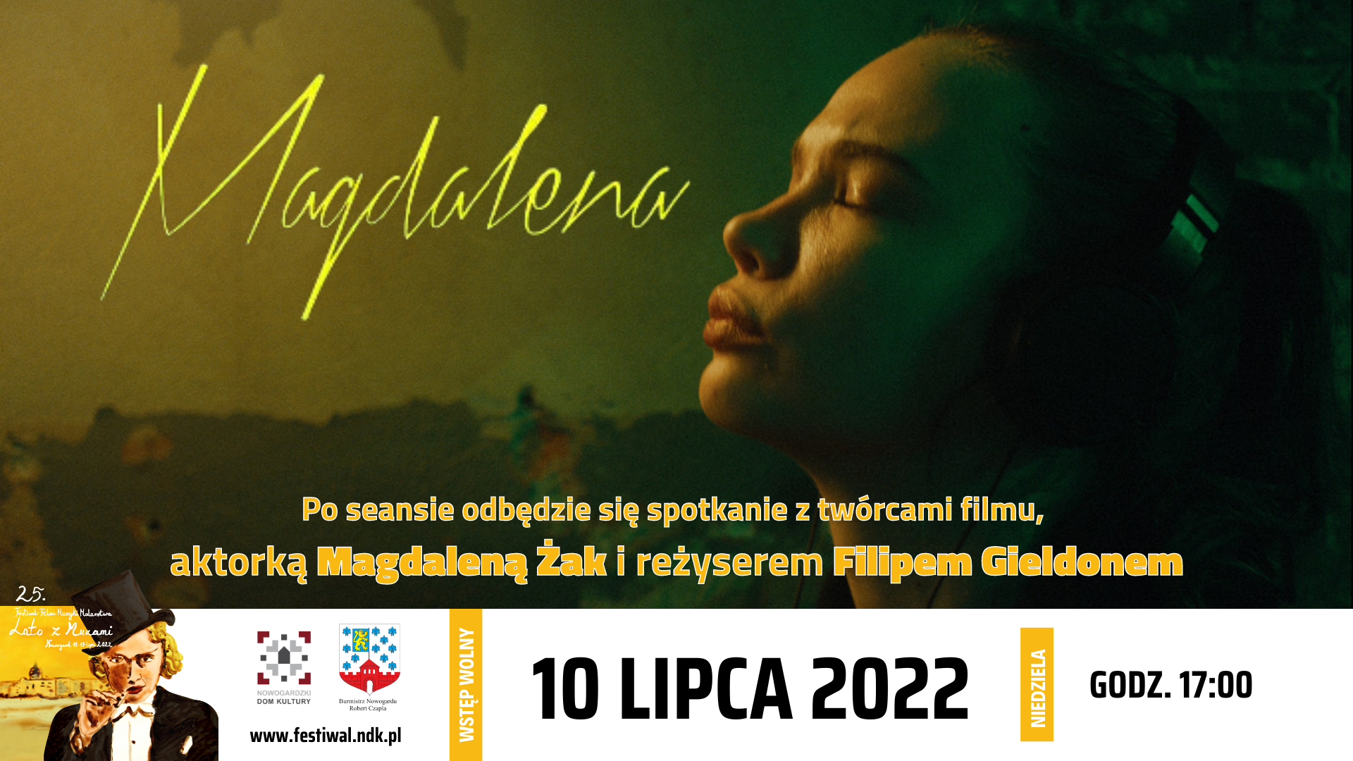 FESTIWALOWY PROLOG Z "MAGDALENĄ" JUŻ W TĘ NIEDZIELĘ!